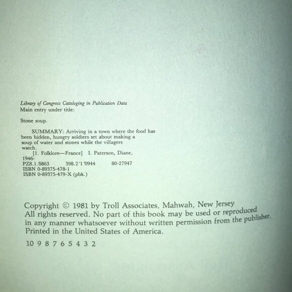 Vintage Troll Associates 1981 Audio Cassette and Stone Soup Book - Picture 6 of 12